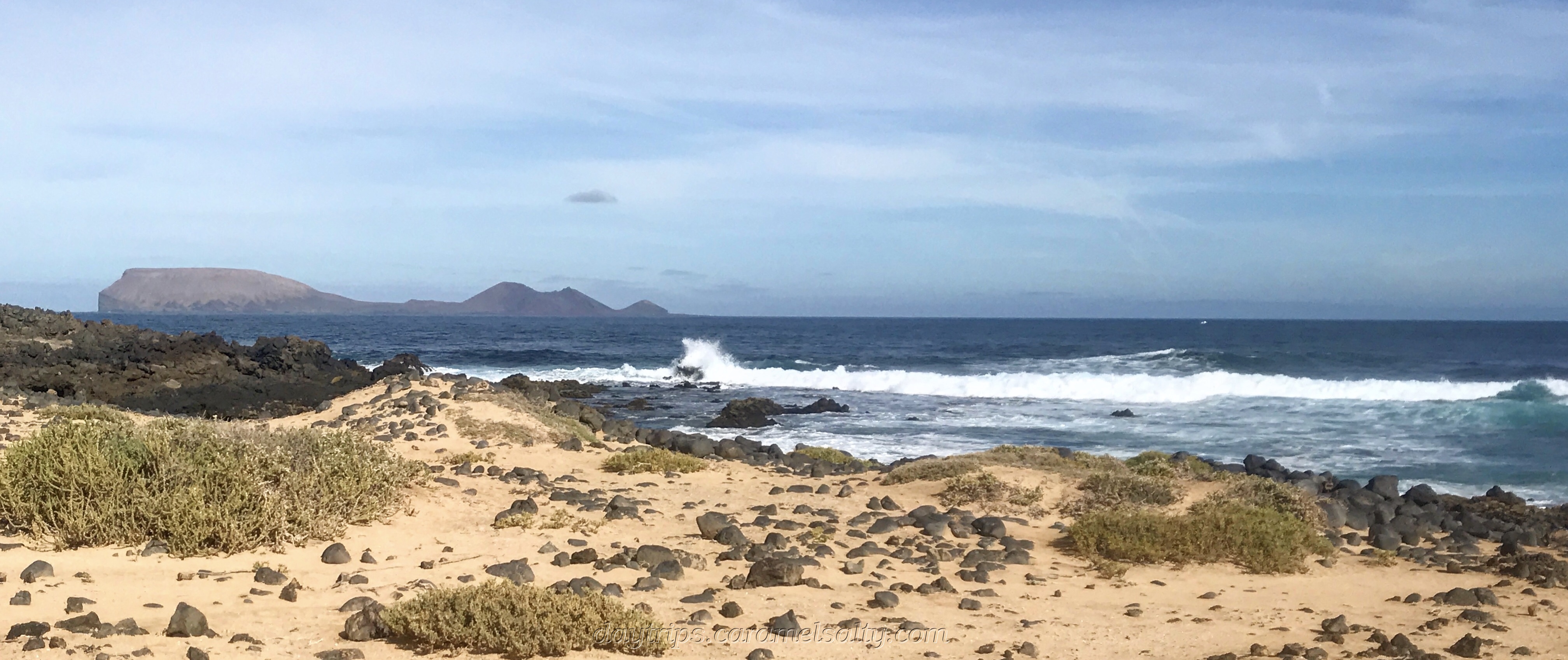 Playa del Ambar first view