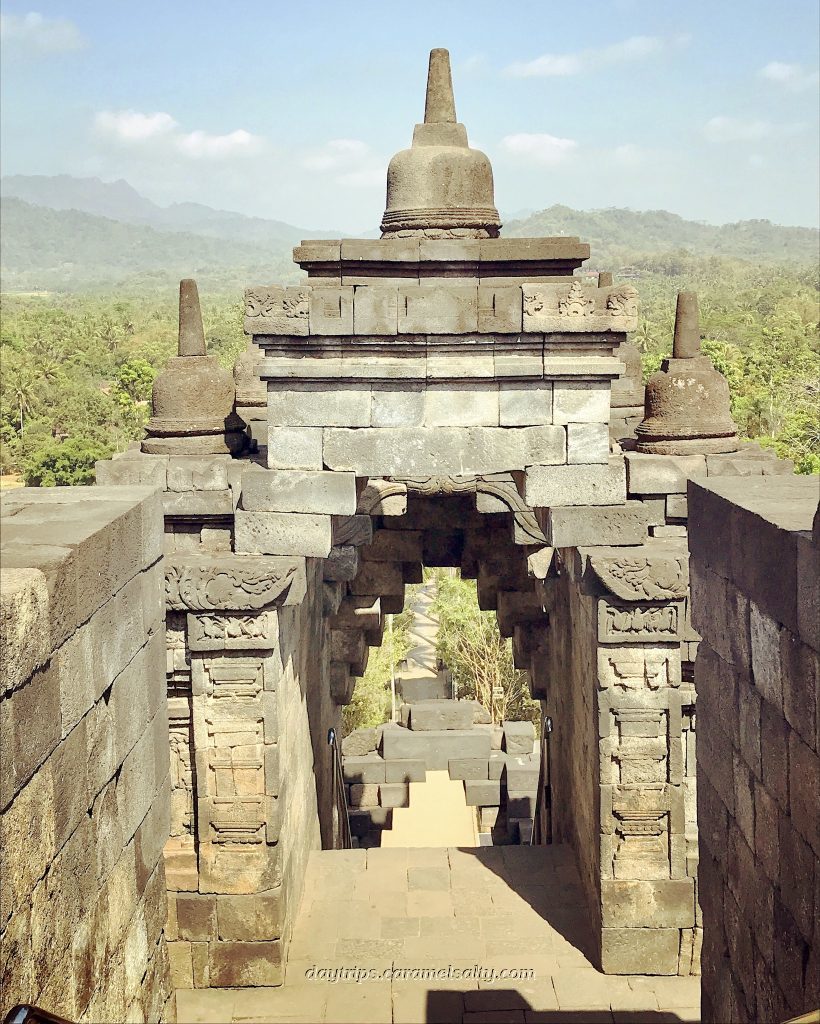 The Stair Wells At Borobodur