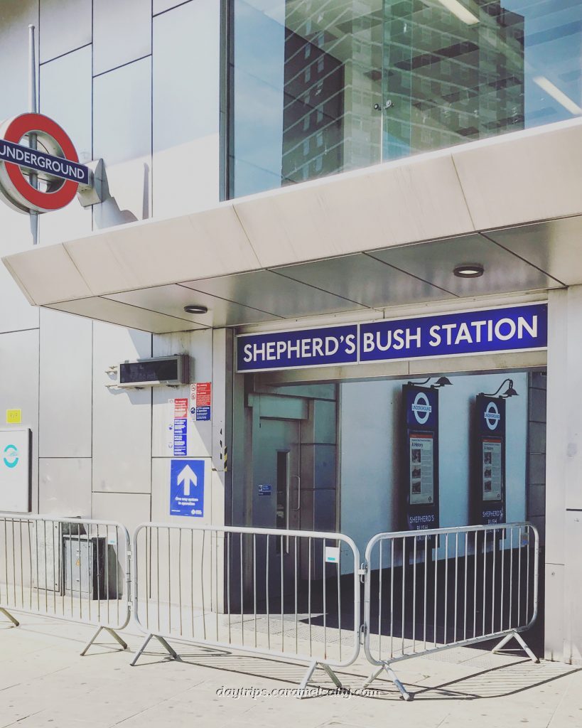 Entrance to Shepherds Bush Underground Station