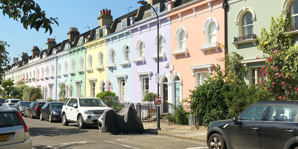 Wingate Road's Pastel Shaded Terraces