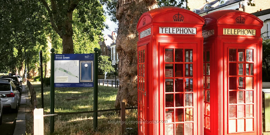 A Pair of Telephone Boxes at Brook Green