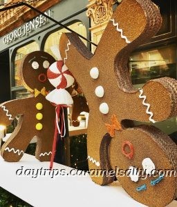 Gingerbread Men Outside George's Private Member Club