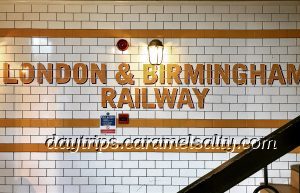 Sign for the London & Birmingham Railway Company at the Doric Arch