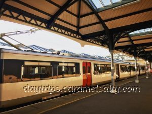 A GreaterAnglia train at Hertford Castle