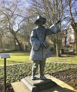 Statue of Samuel Stone on Mill Bridge