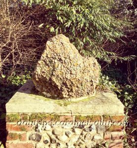 Hertfordshire Puddingstone in the Grounds of Hertford Castle