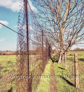 The Fenced in Path to the Industrial Estate