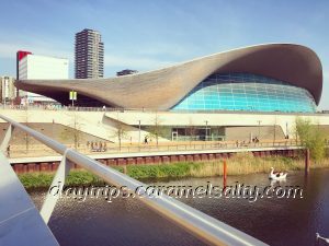 Zaha Hadid's Aquatics Centre with its Wave Like Roof