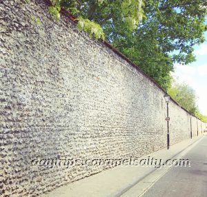 An Old Wall Along St Swithun Street