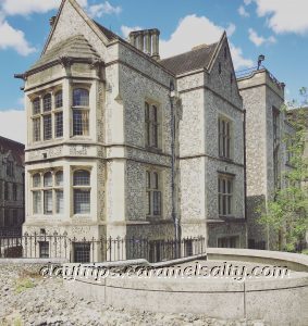 Winchester Council Stands Over The Ruins Of The Castle