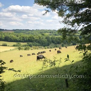 Cows Grazing In The Hughenden Valley