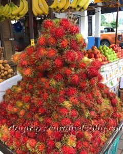 A Rambutan Stall In Kuala Lumpur