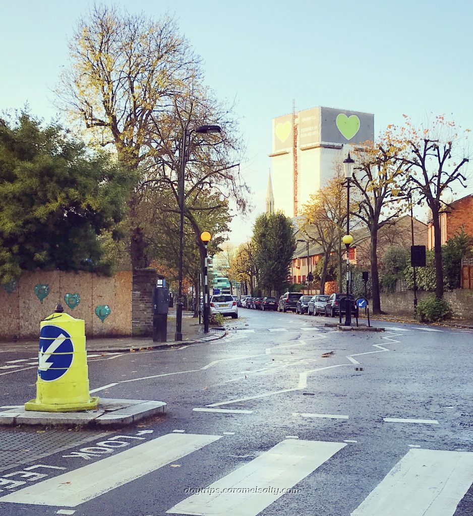 Grenfell Tower from Lancaster Road