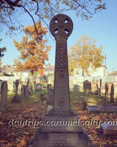 A Celtic Cross at Kensal Green Cemetery