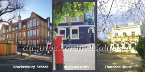 Brackenbury School, Anglesea Arms and Thatched House